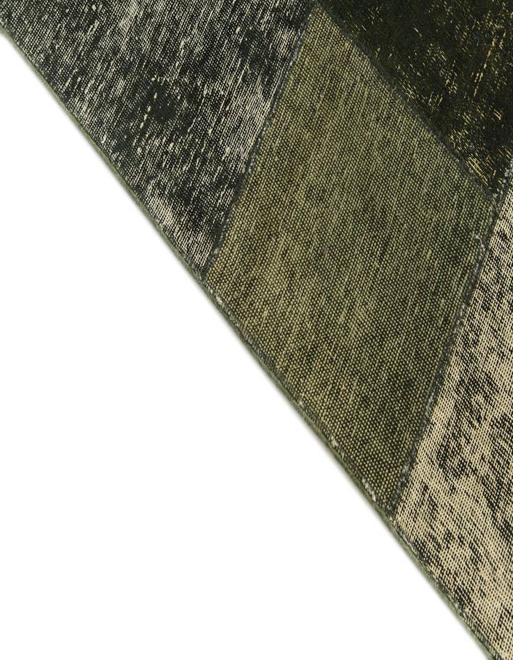 Detail image of 5' 8 x 8'  Hand Knotted Ultra Vintage Persian Wool Rug