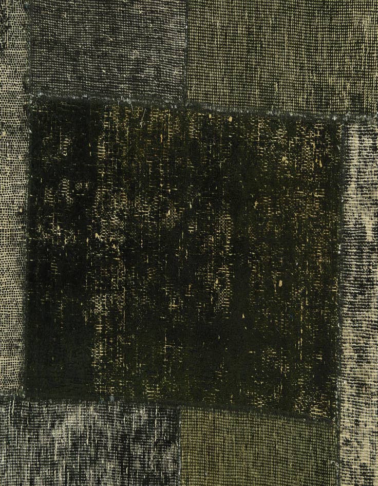 Detail image of 5' 8 x 8'  Hand Knotted Ultra Vintage Persian Wool Rug