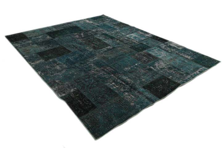 8' 1 x 10' Hand Knotted Ultra Vintage Persian Wool Rug