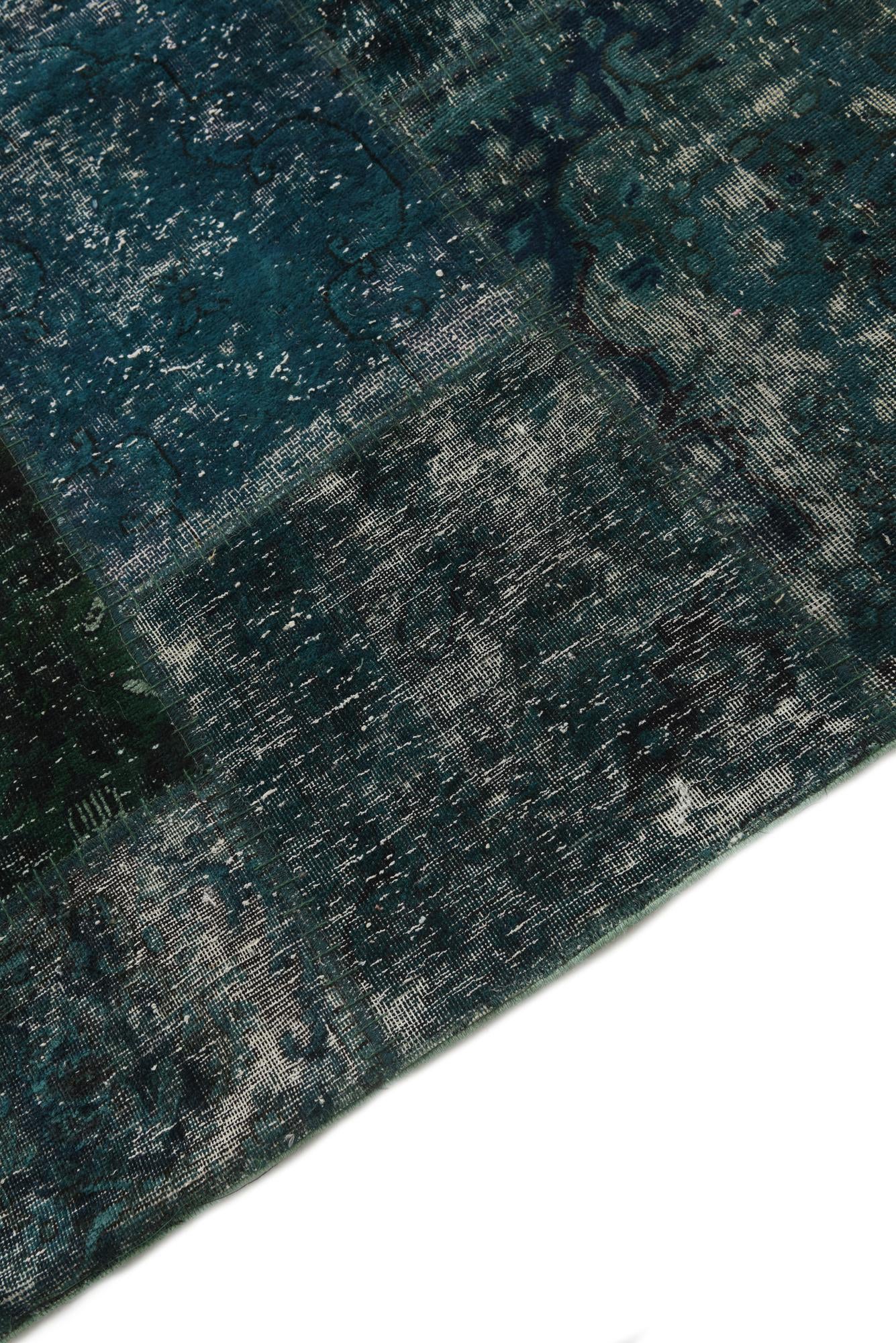 8' 1 x 10' Hand Knotted Ultra Vintage Persian Wool Rug