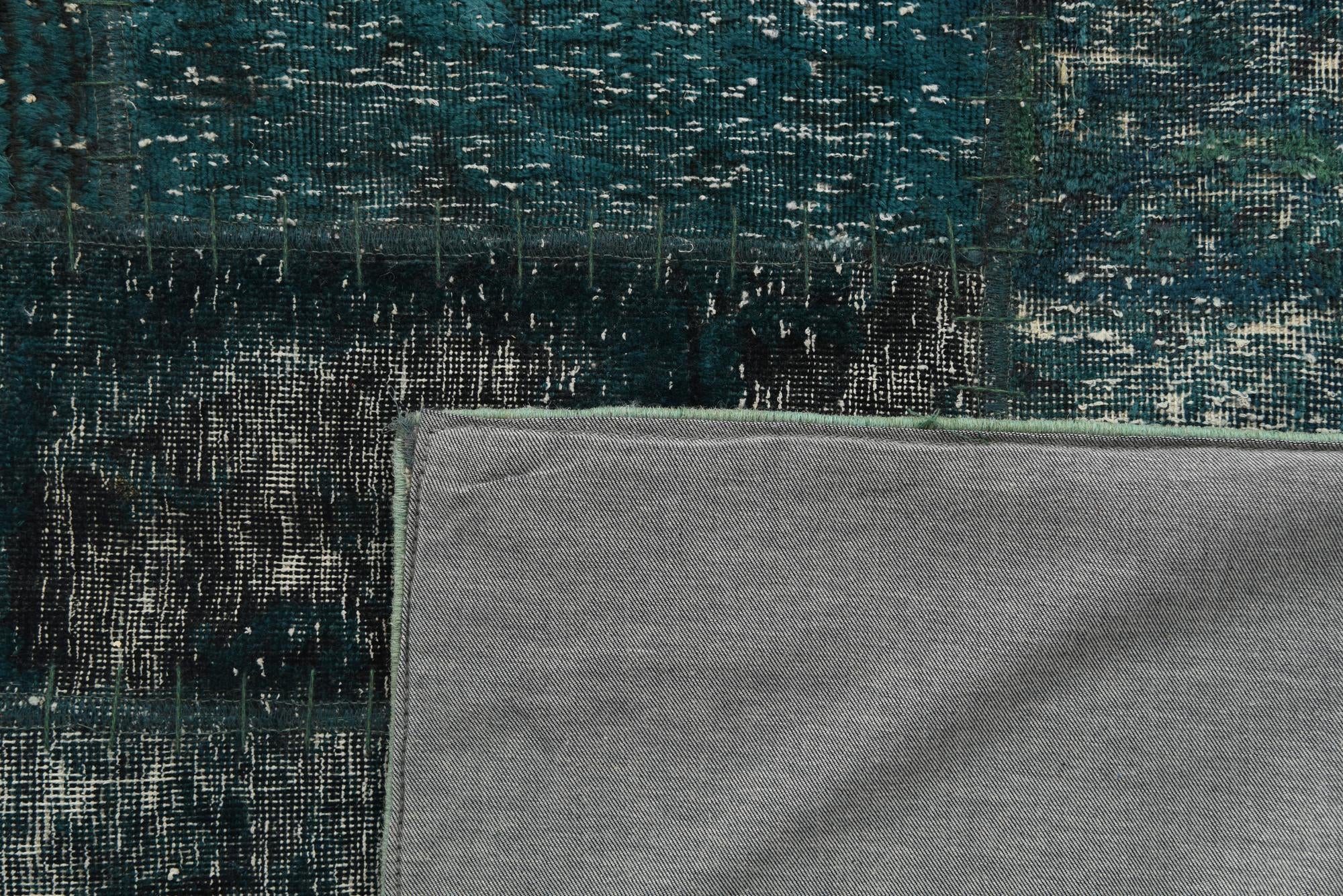 8' 1 x 10' Hand Knotted Ultra Vintage Persian Wool Rug