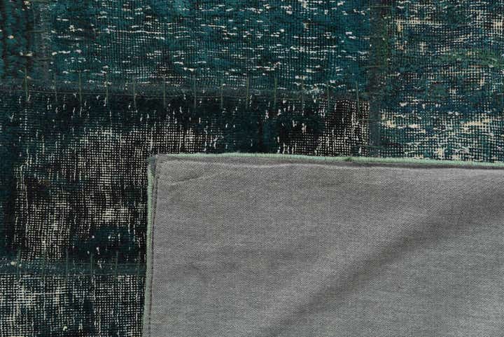 8' 1 x 10' Hand Knotted Ultra Vintage Persian Wool Rug