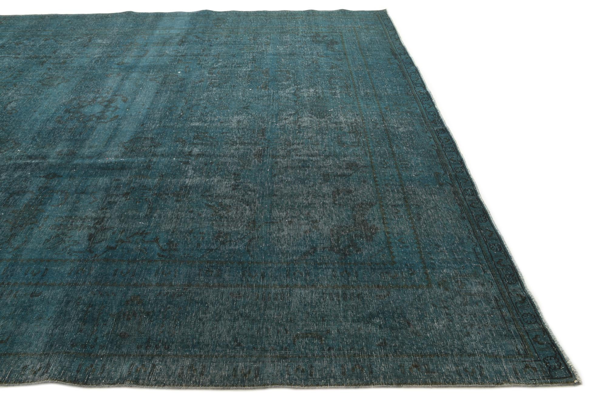 10' 1 x 12' 2 Hand Knotted Ultra Vintage Persian Wool Rug