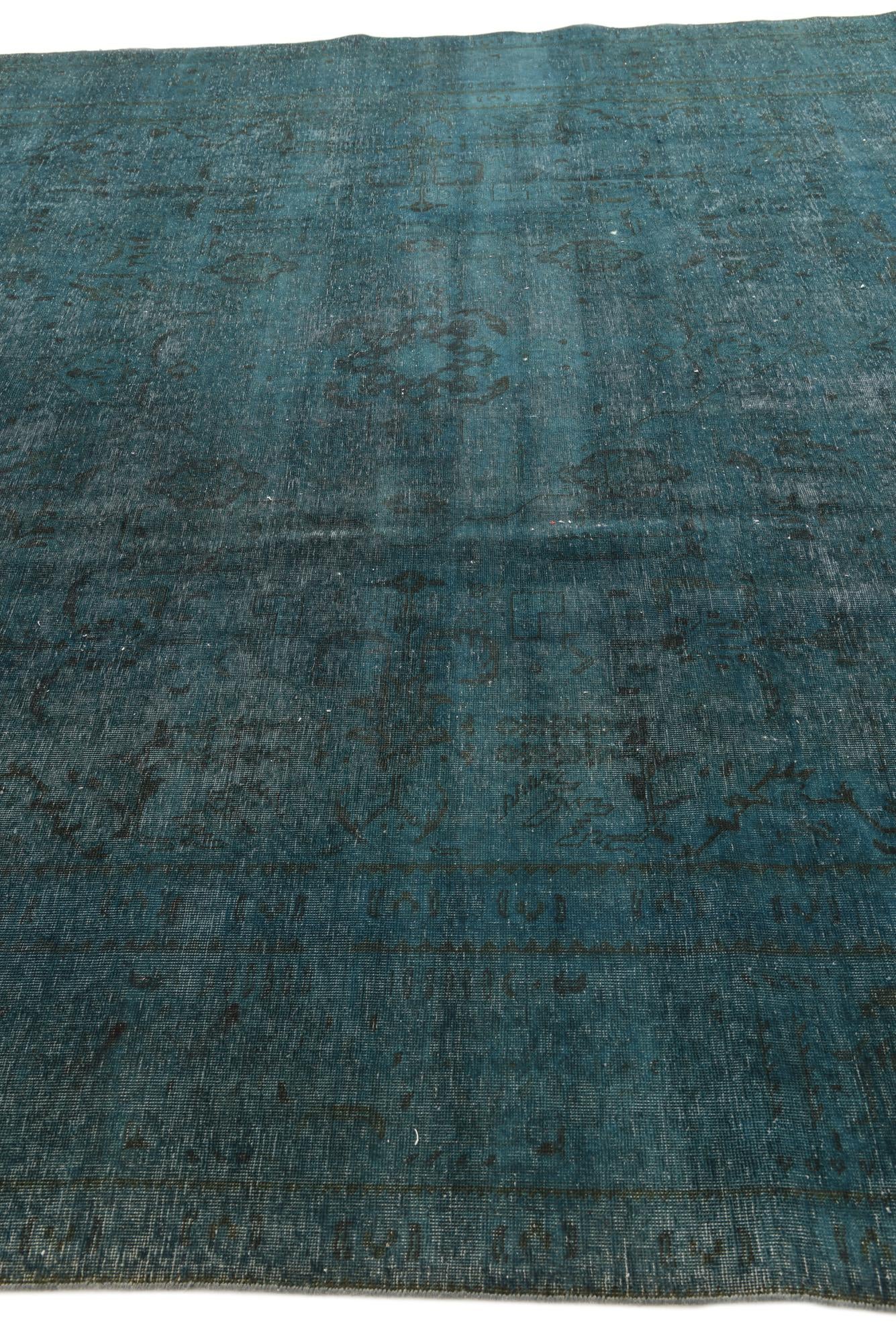 10' 1 x 12' 2 Hand Knotted Ultra Vintage Persian Wool Rug