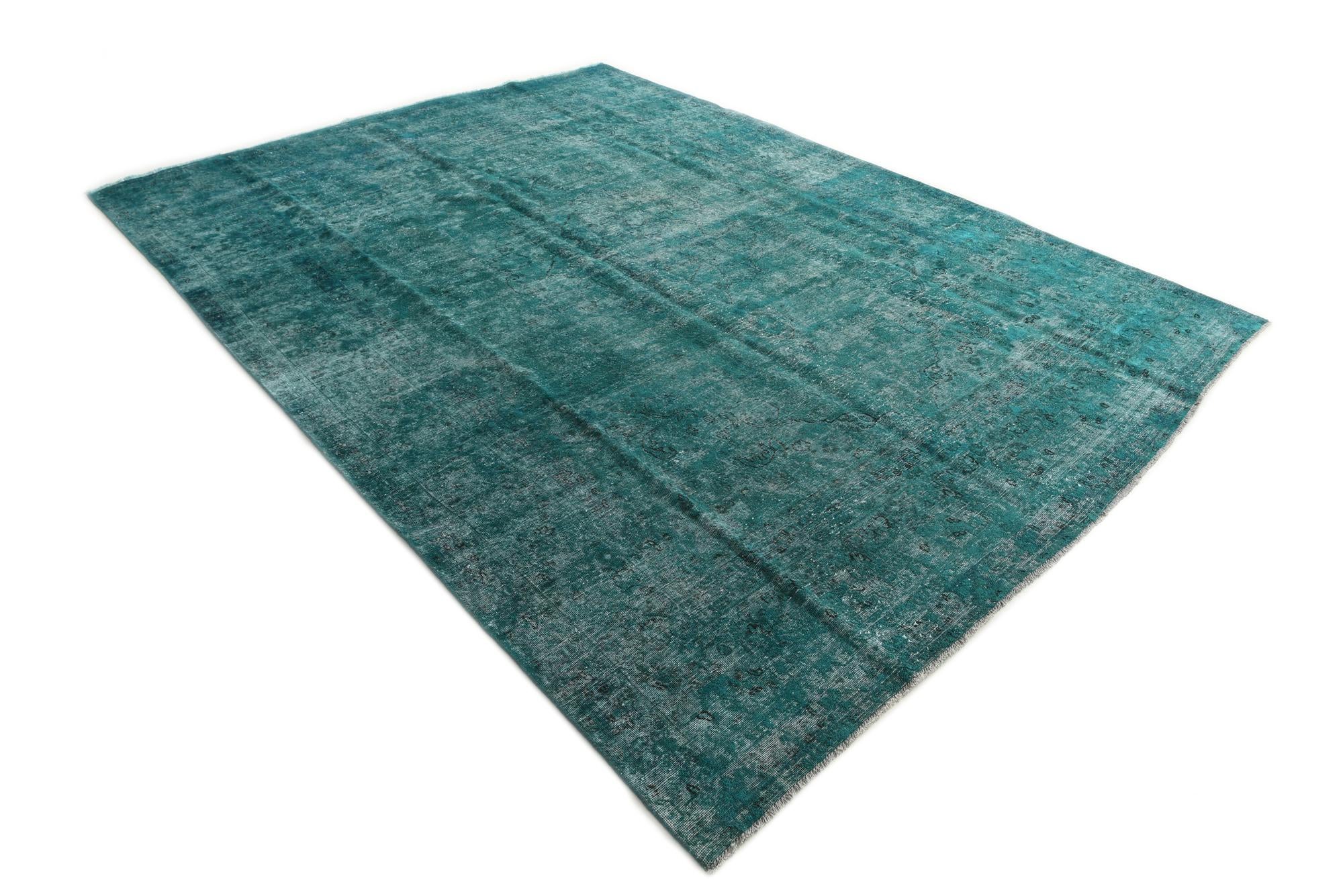 9' 3 x 12' 6 Hand Knotted Ultra Vintage Persian Wool Rug