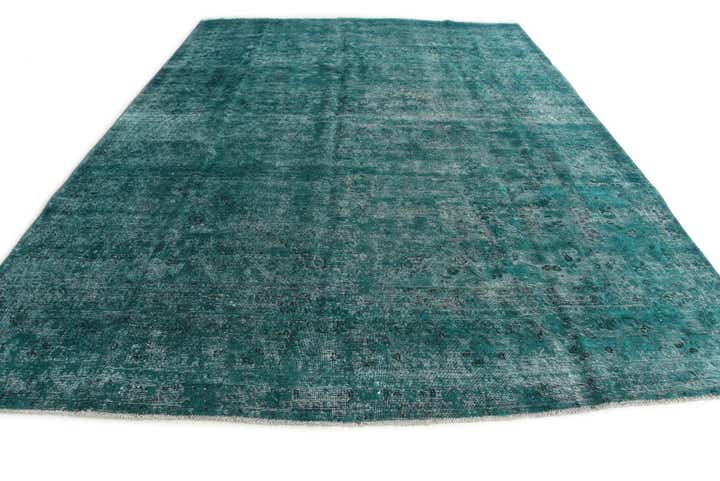 9' 3 x 12' 6 Hand Knotted Ultra Vintage Persian Wool Rug