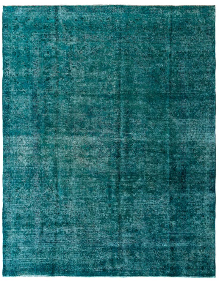 Detail image of 9' 3 x 12' 6 Hand Knotted Ultra Vintage Persian Wool Rug