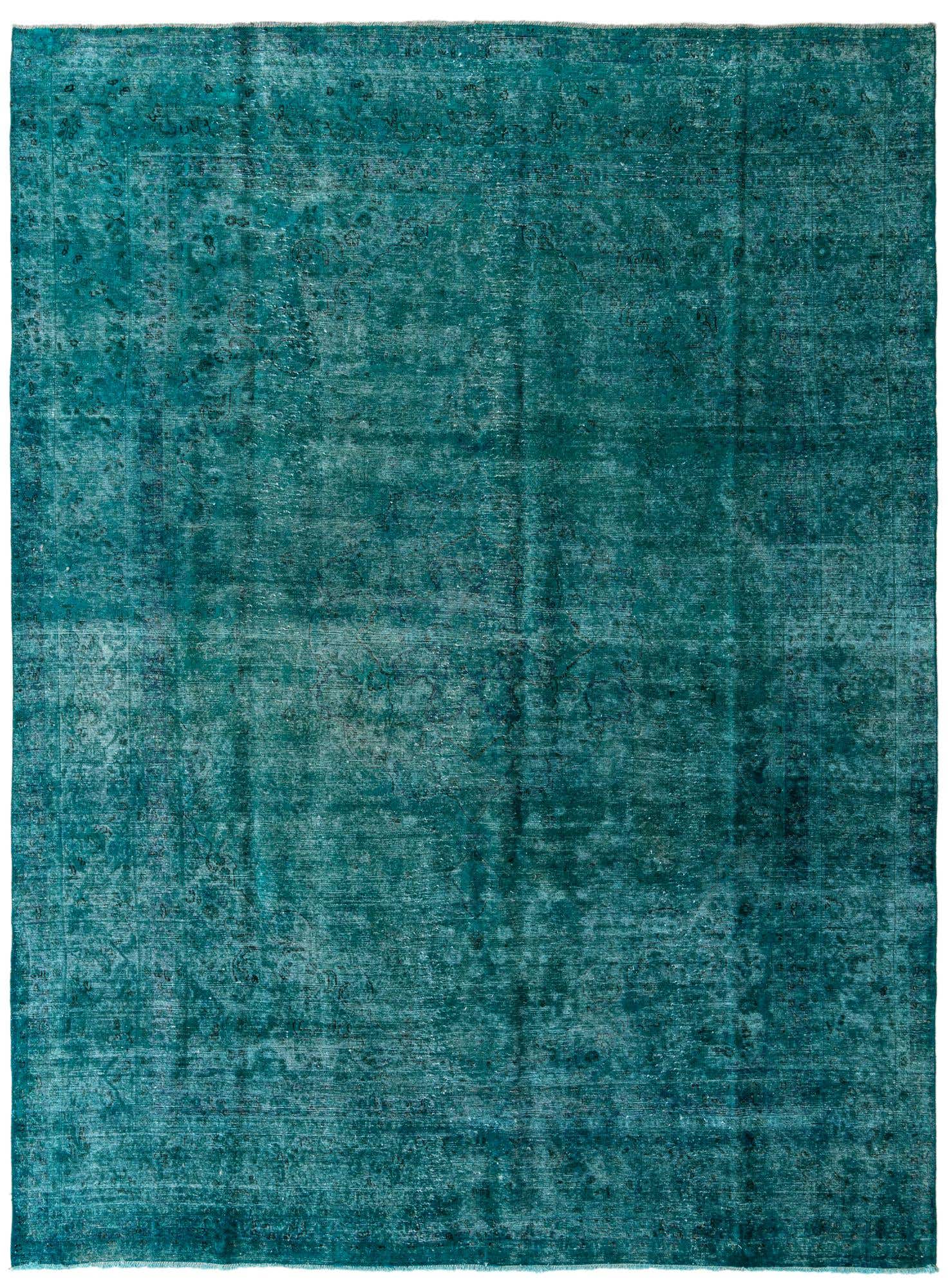 9' 3 x 12' 6 Hand Knotted Ultra Vintage Persian Wool Rug