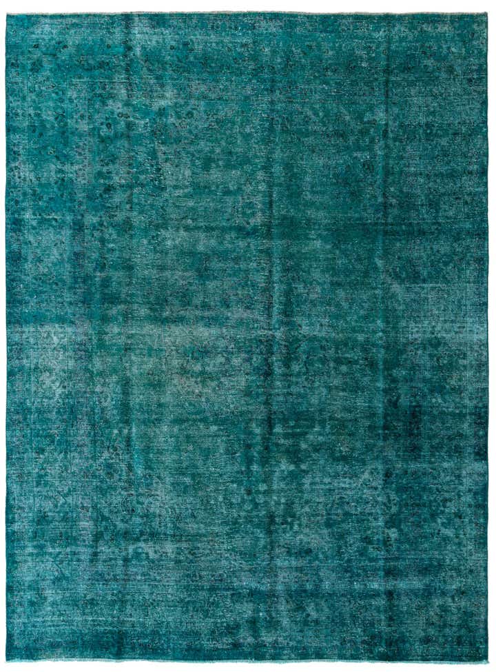 9' 3 x 12' 6 Hand Knotted Ultra Vintage Persian Wool Rug