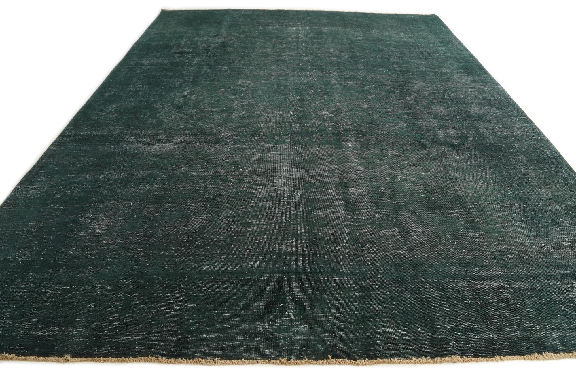 9' 9 x 12' 8 Hand Knotted Ultra Vintage Persian Wool Rug