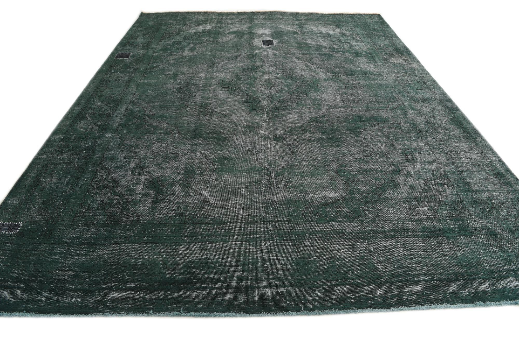 9' 7 x 12' 7 Hand Knotted Ultra Vintage Persian Wool Rug