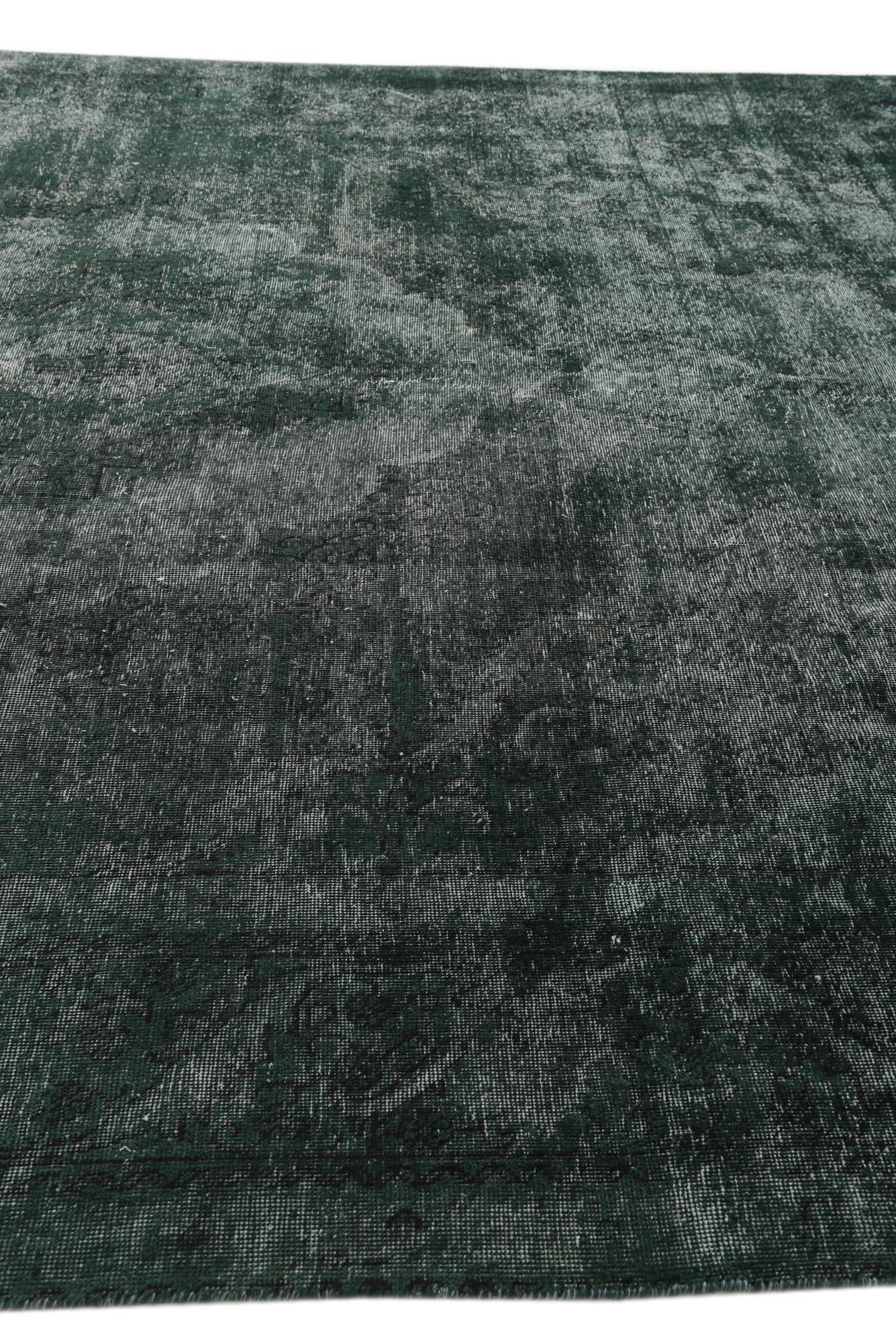 9' 7 x 12' 7 Hand Knotted Ultra Vintage Persian Wool Rug