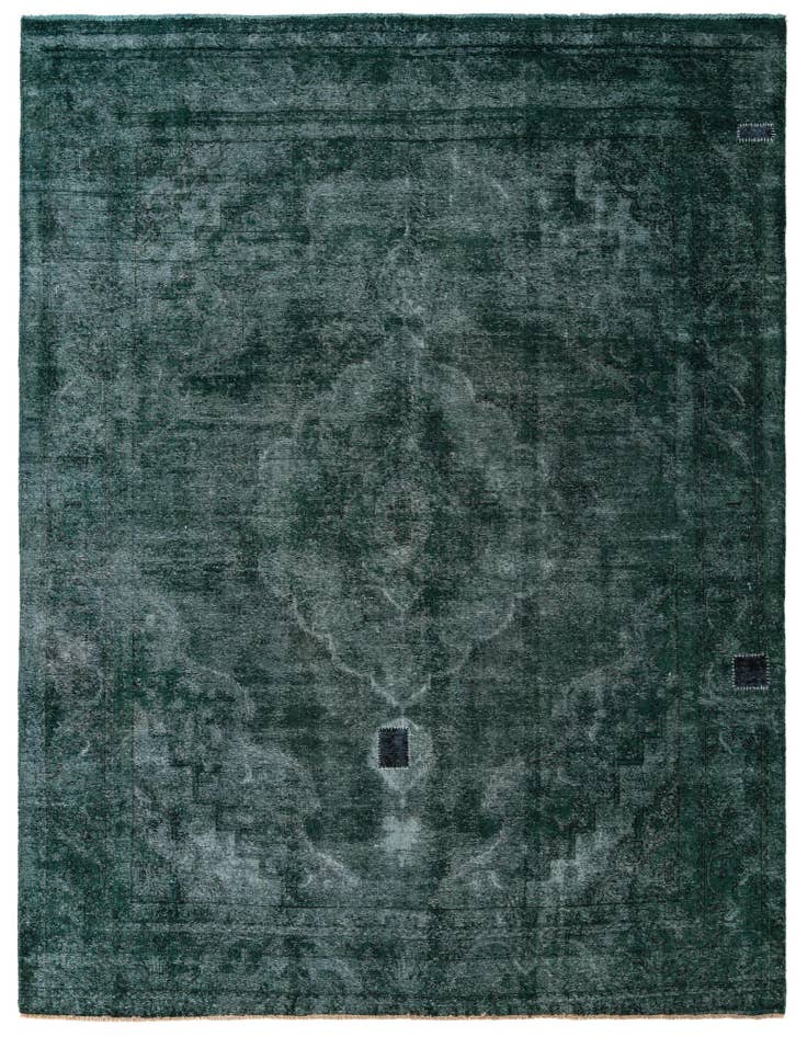 Detail image of 9' 7 x 12' 7 Hand Knotted Ultra Vintage Persian Wool Rug
