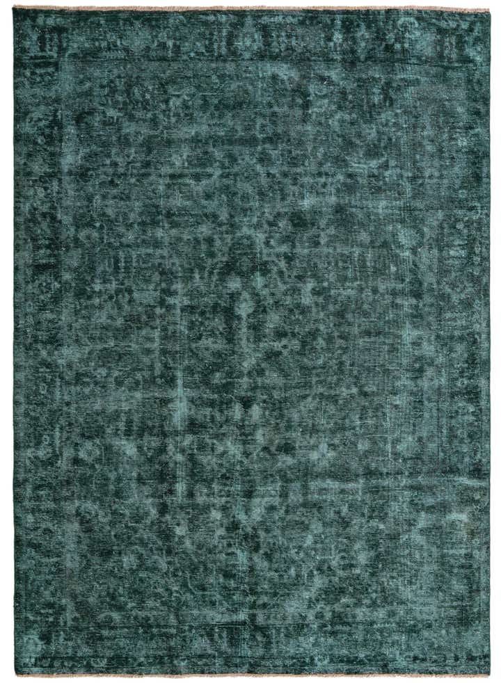 8' x 10' 10 Hand Knotted Ultra Vintage Persian Wool Rug