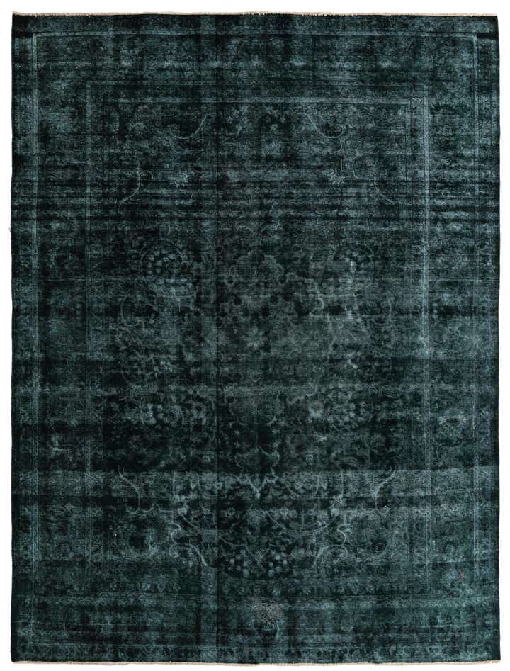 9' 5 x 12' 6 Hand Knotted Ultra Vintage Persian Wool Rug