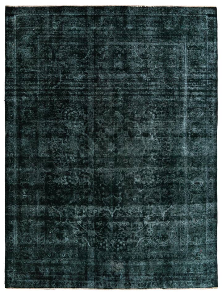 Detail image of 9' 5 x 12' 6 Hand Knotted Ultra Vintage Persian Wool Rug