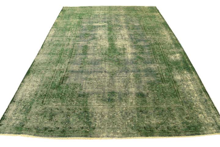 7' x 10' 2 Hand Knotted Ultra Vintage Persian Wool Rug