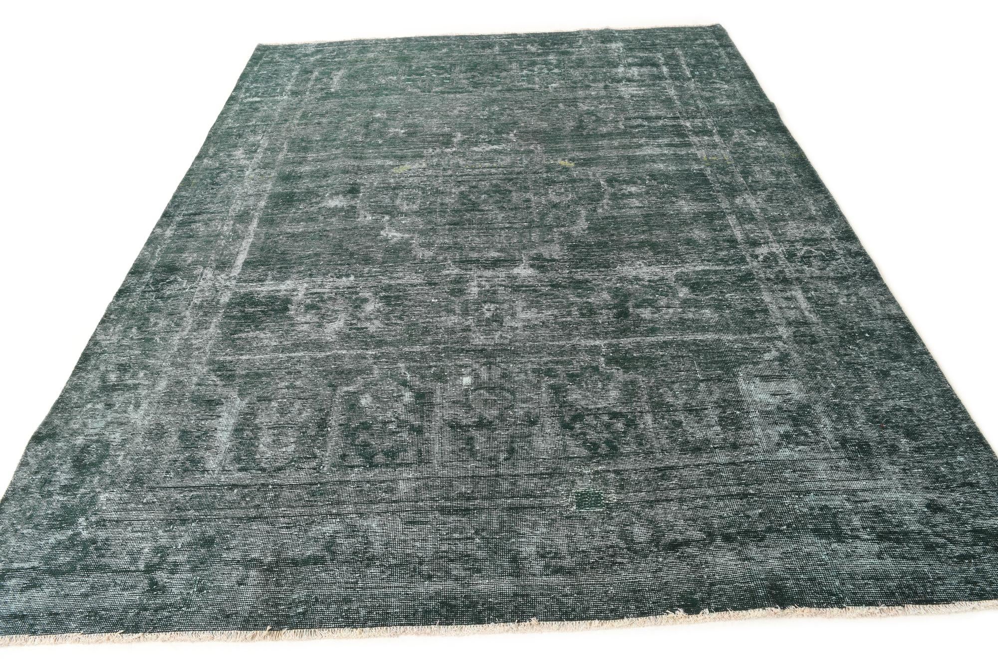 8' 3 x 11' Hand Knotted Ultra Vintage Persian Wool Rug