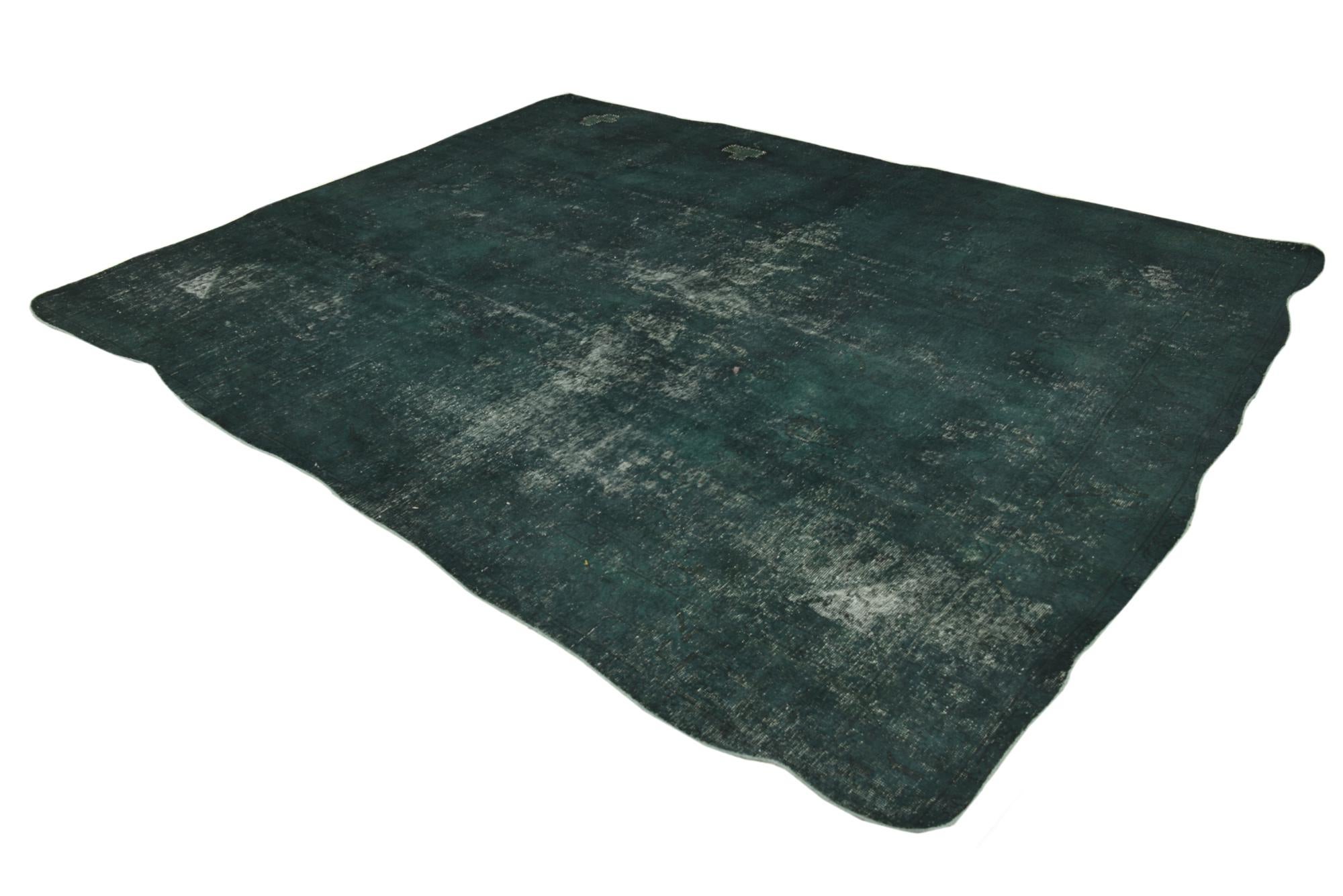 9' 9 x 12' 5 Hand Knotted Ultra Vintage Persian Wool Rug