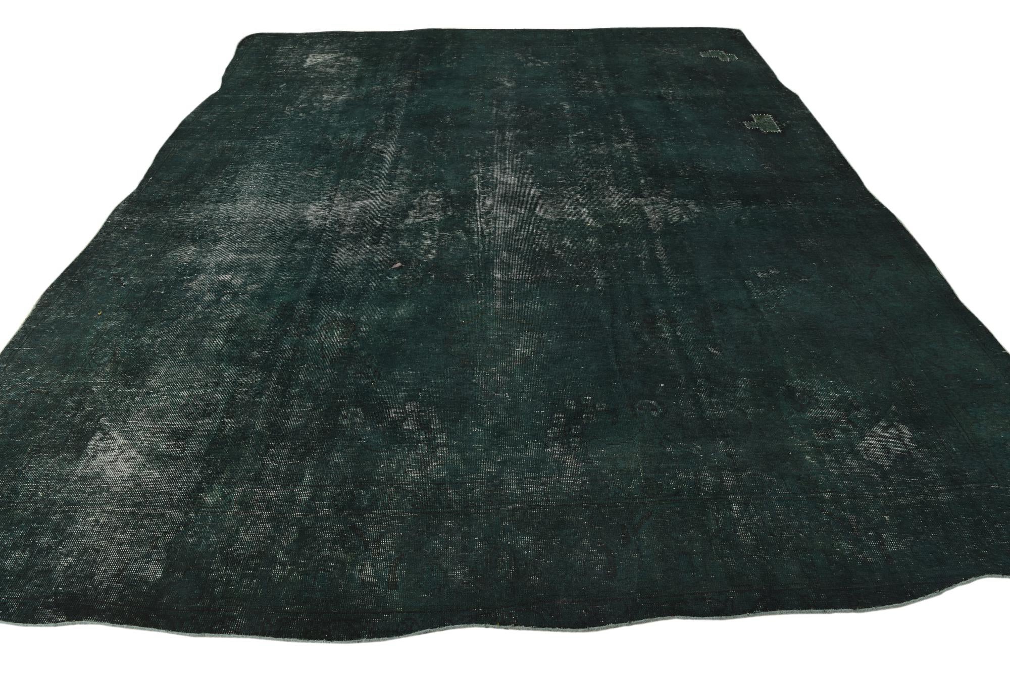 9' 9 x 12' 5 Hand Knotted Ultra Vintage Persian Wool Rug
