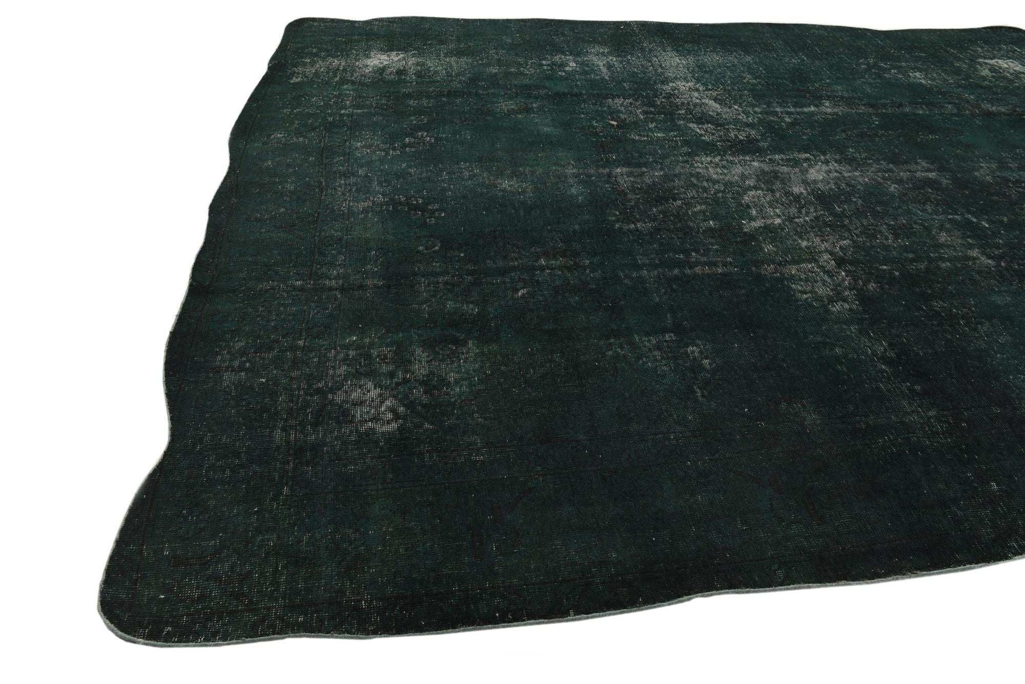 9' 9 x 12' 5 Hand Knotted Ultra Vintage Persian Wool Rug