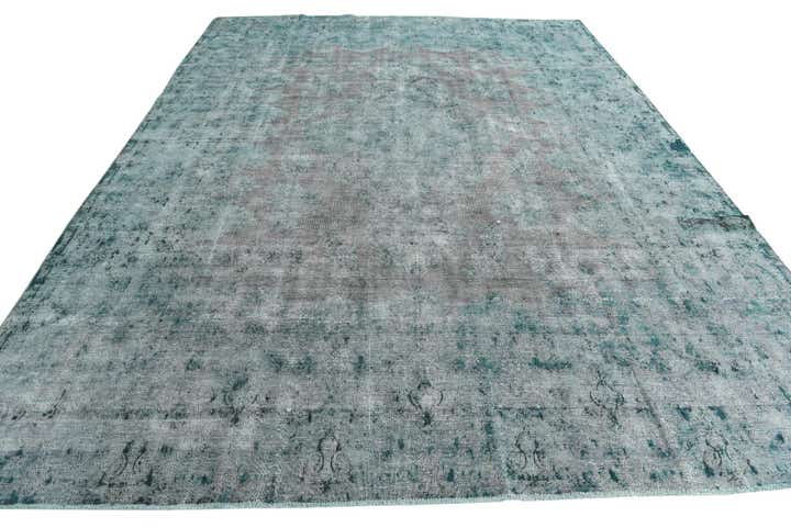 9' 6 x 12' 8 Hand Knotted Ultra Vintage Persian Wool Rug