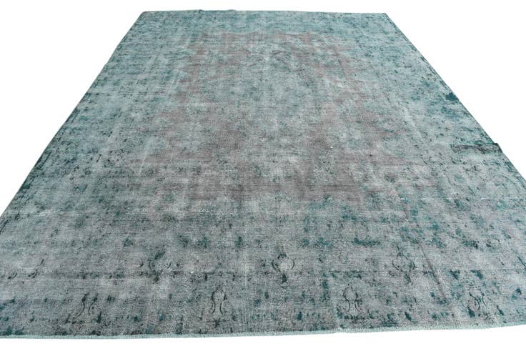 Detail image of 9' 6 x 12' 8 Hand Knotted Ultra Vintage Persian Wool Rug