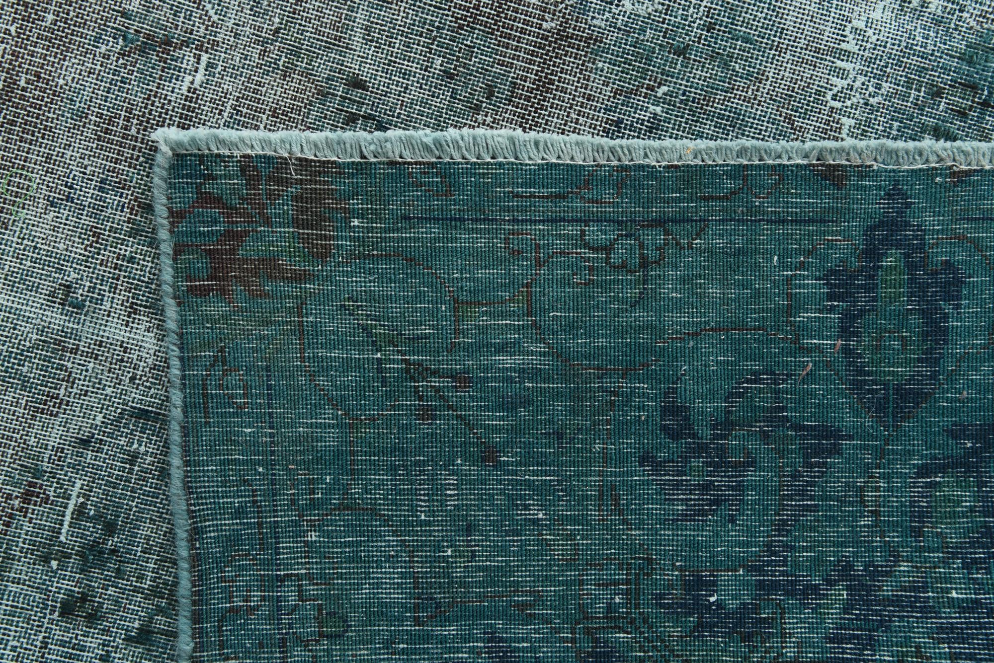 9' 6 x 12' 8 Hand Knotted Ultra Vintage Persian Wool Rug