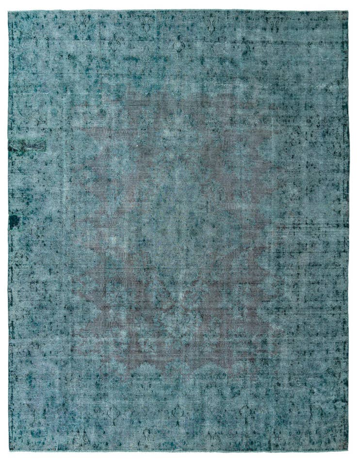Detail image of 9' 6 x 12' 8 Hand Knotted Ultra Vintage Persian Wool Rug