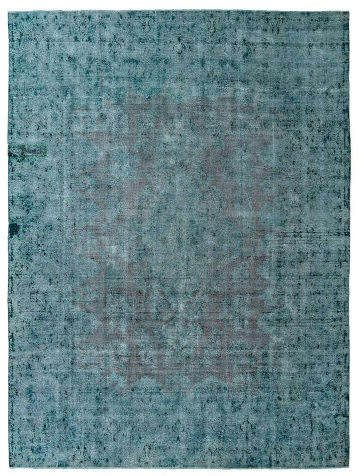 9' 6 x 12' 8 Hand Knotted Ultra Vintage Persian Wool Rug
