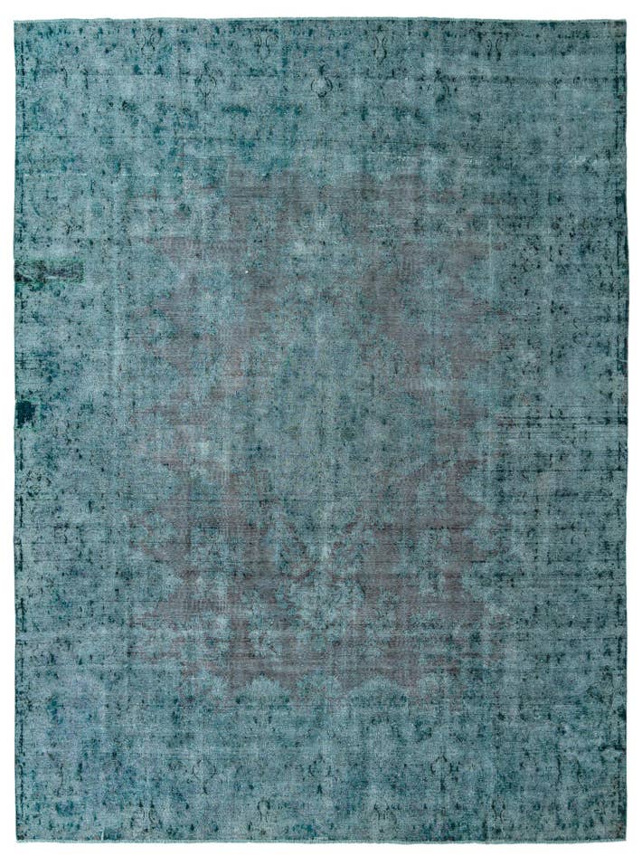 Detail image of 9' 6 x 12' 8 Hand Knotted Ultra Vintage Persian Wool Rug