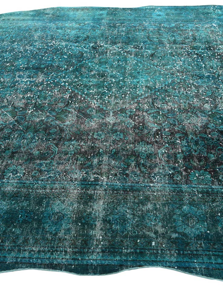 Detail image of 9' 4 x 13'  Hand Knotted Ultra Vintage Persian Wool Rug