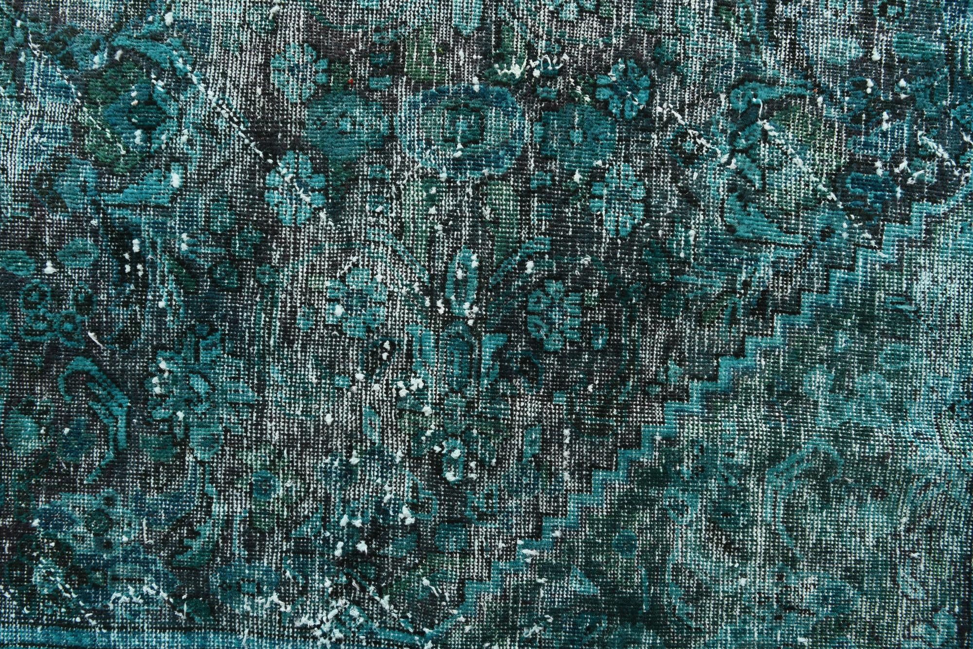 9' 4 x 13' Hand Knotted Ultra Vintage Persian Wool Rug