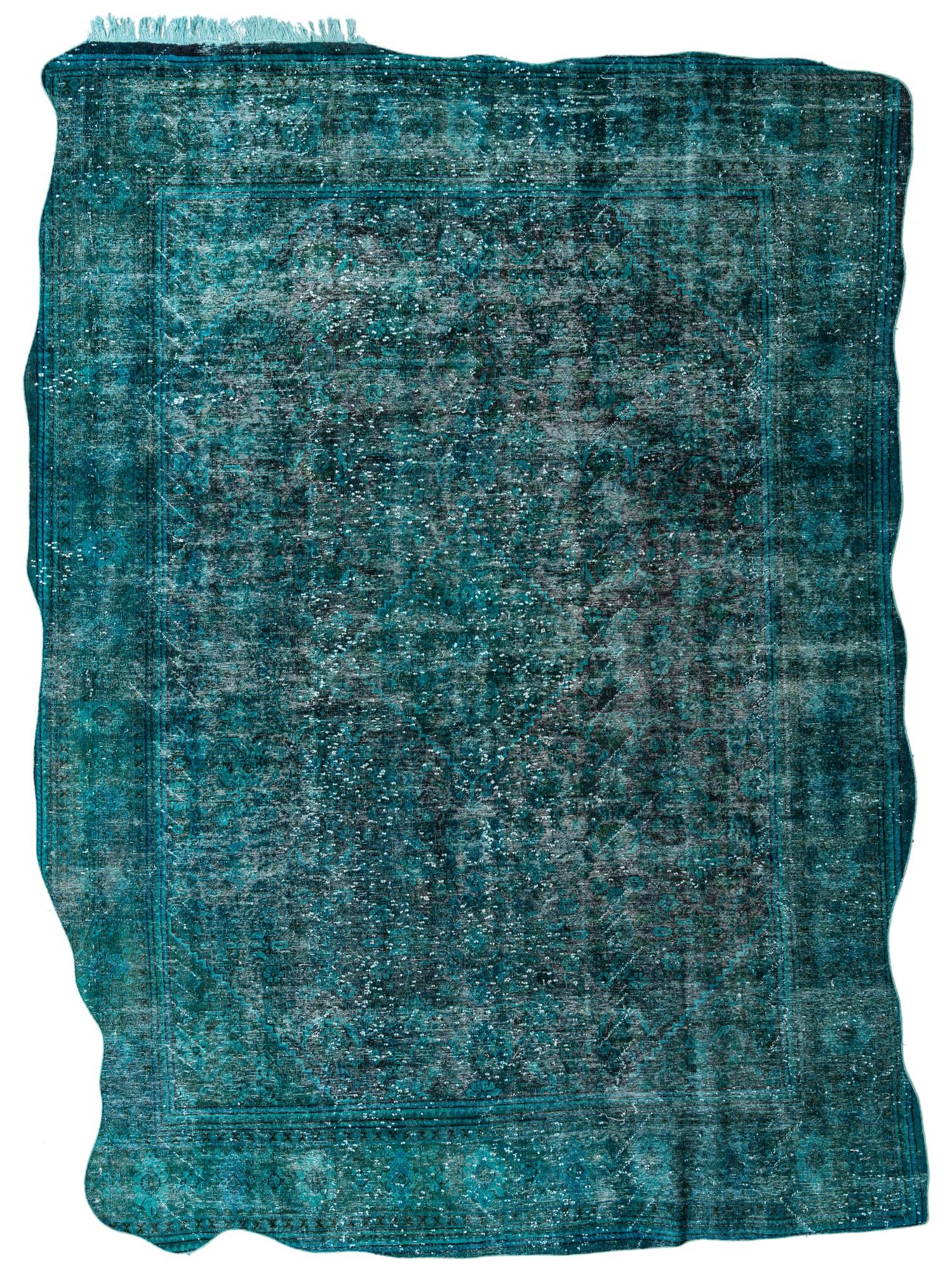9' 4 x 13' Hand Knotted Ultra Vintage Persian Wool Rug