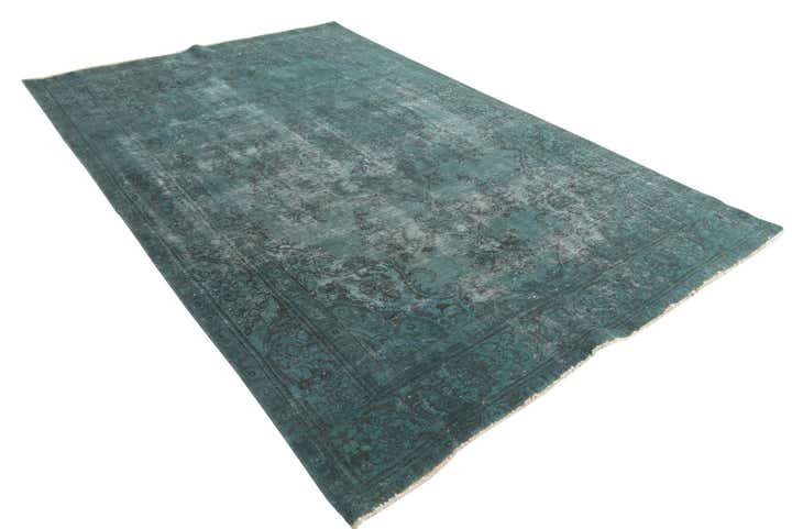 6' 6 x 10' Hand Knotted Ultra Vintage Persian Wool Rug