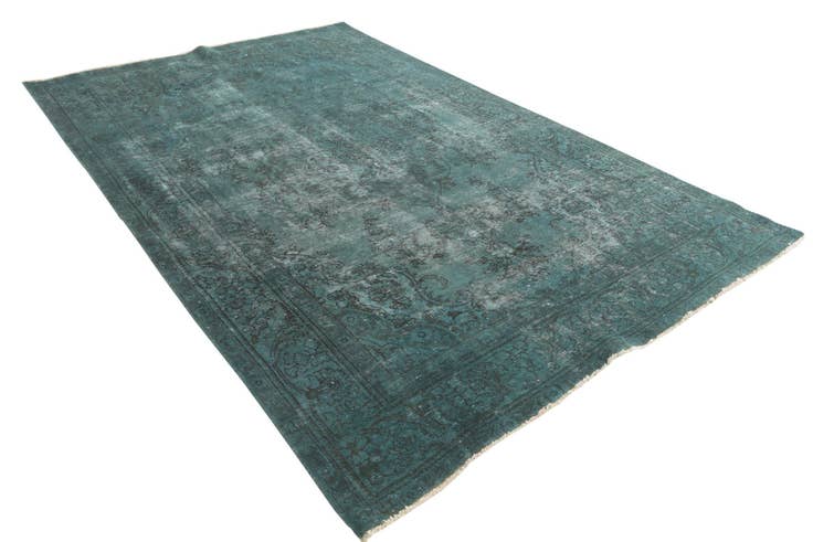 Detail image of 6' 6 x 10' Hand Knotted Ultra Vintage Persian Wool Rug
