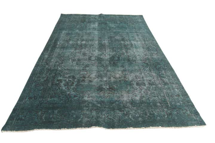6' 6 x 10' Hand Knotted Ultra Vintage Persian Wool Rug