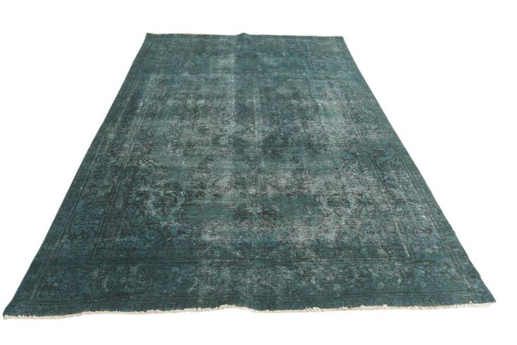 Detail image of 6' 6 x 10' Hand Knotted Ultra Vintage Persian Wool Rug