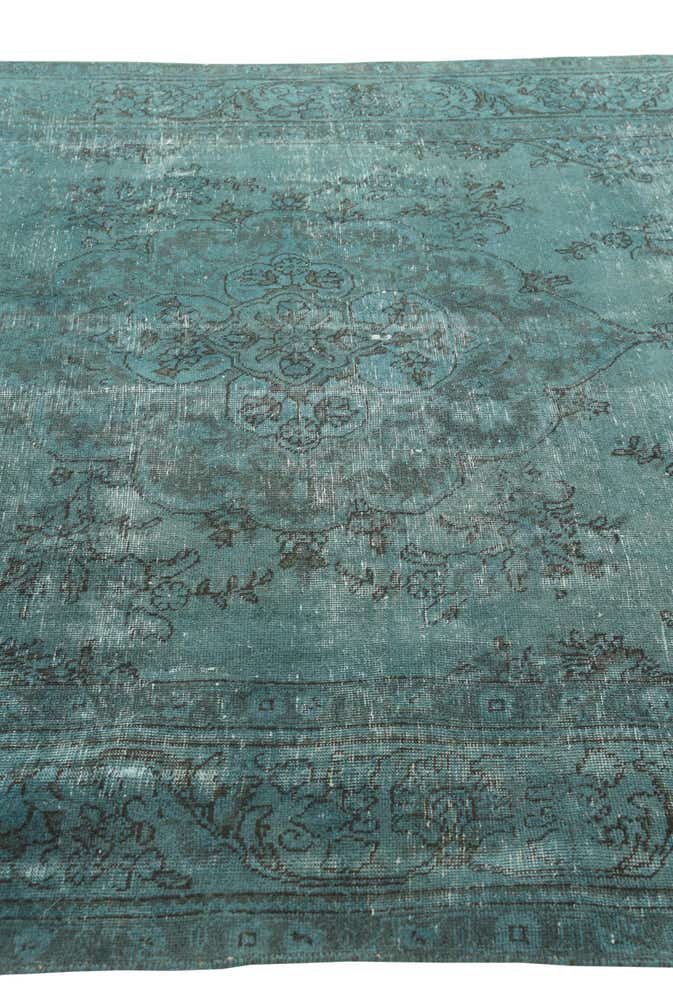 6' 6 x 10' Hand Knotted Ultra Vintage Persian Wool Rug