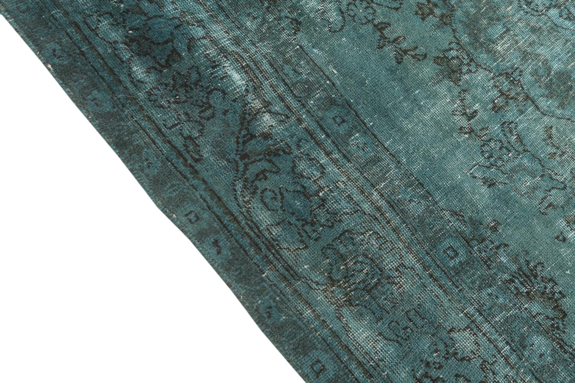 6' 6 x 10' Hand Knotted Ultra Vintage Persian Wool Rug