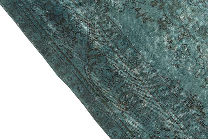 6' 6 x 10' Hand Knotted Ultra Vintage Persian Wool Rug