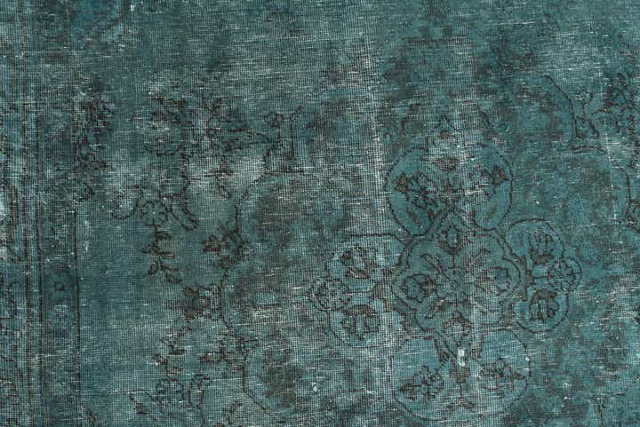 6' 6 x 10' Hand Knotted Ultra Vintage Persian Wool Rug