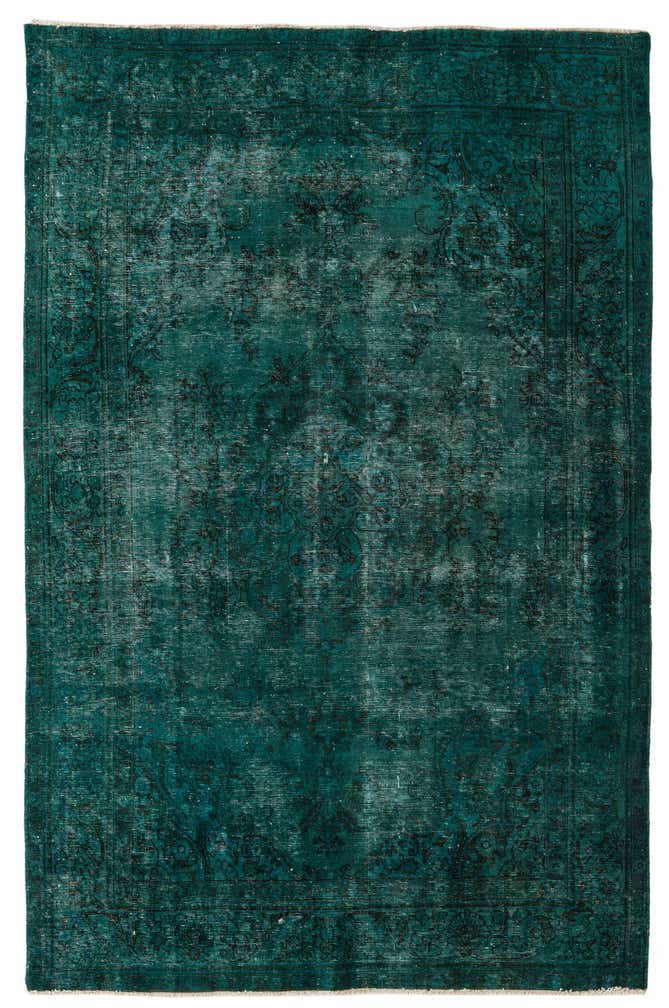 6' 6 x 10' Hand Knotted Ultra Vintage Persian Wool Rug