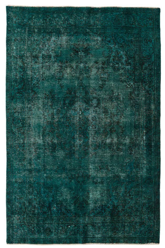 Detail image of 6' 6 x 10' Hand Knotted Ultra Vintage Persian Wool Rug