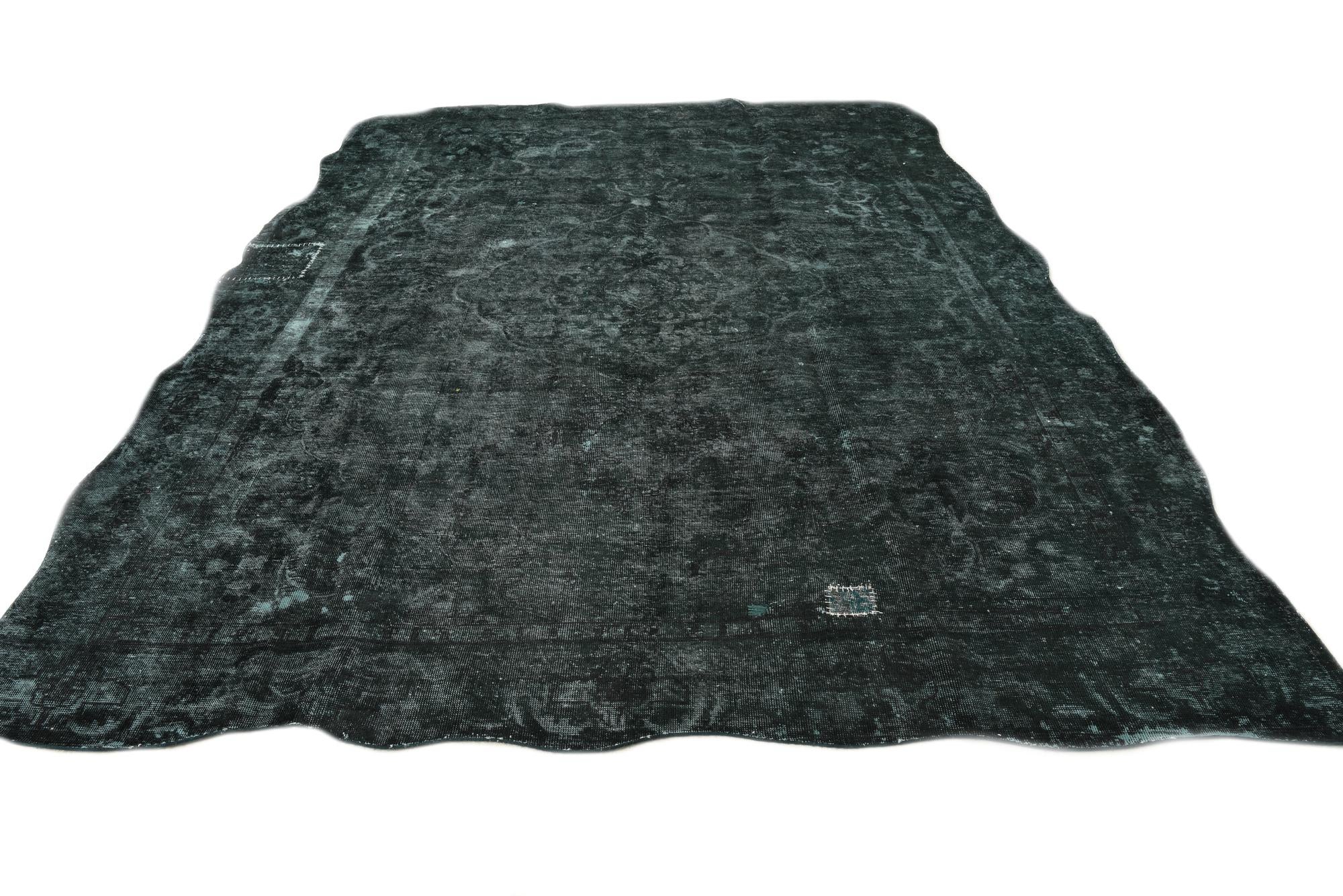 9' 5 x 12' 3 Hand Knotted Ultra Vintage Persian Wool Rug