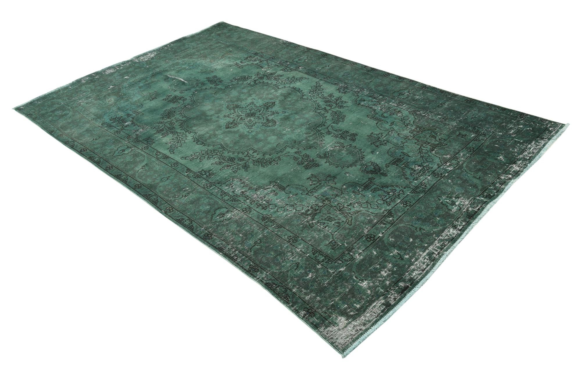 6' 1 x 9' 10 Hand Knotted Ultra Vintage Persian Wool Rug