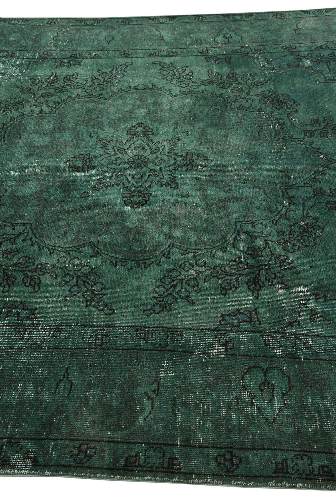 6' 1 x 9' 10 Hand Knotted Ultra Vintage Persian Wool Rug