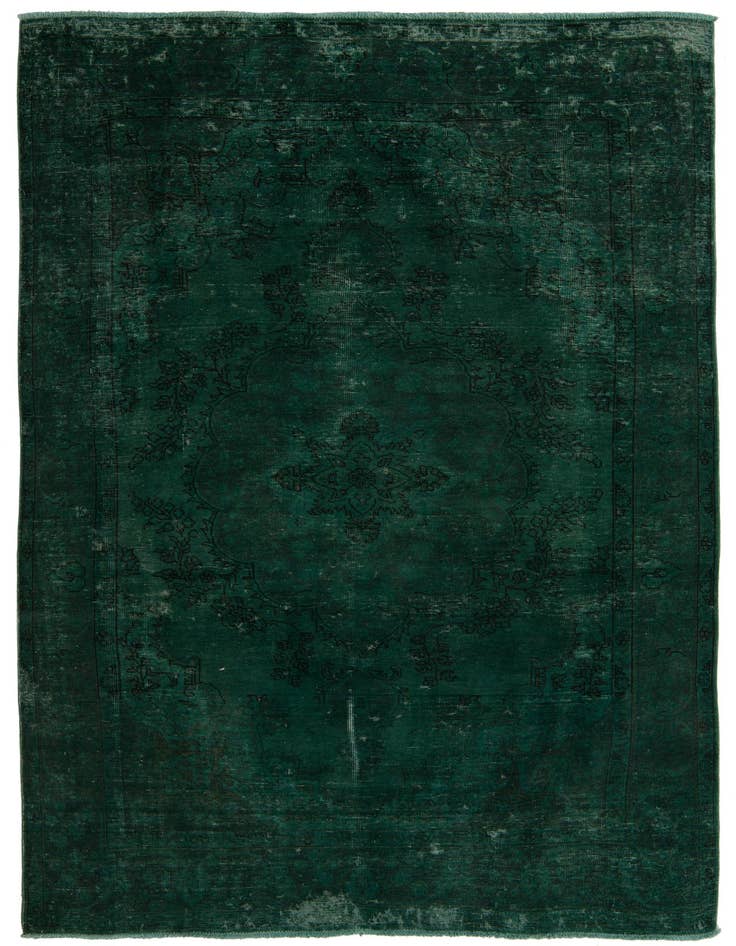 Detail image of 6' 1 x 9' 10 Hand Knotted Ultra Vintage Persian Wool Rug