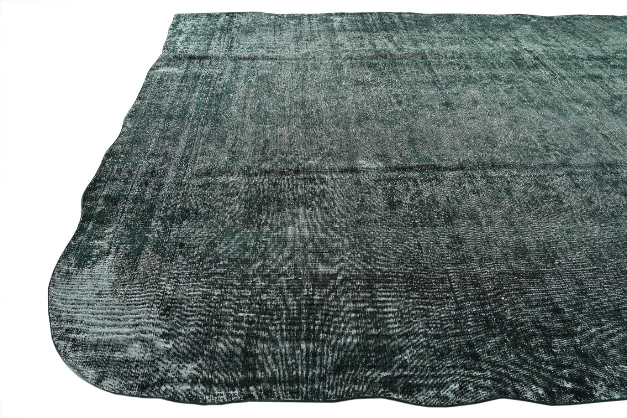 9' 10 x 12' 6 Hand Knotted Ultra Vintage Persian Wool Rug