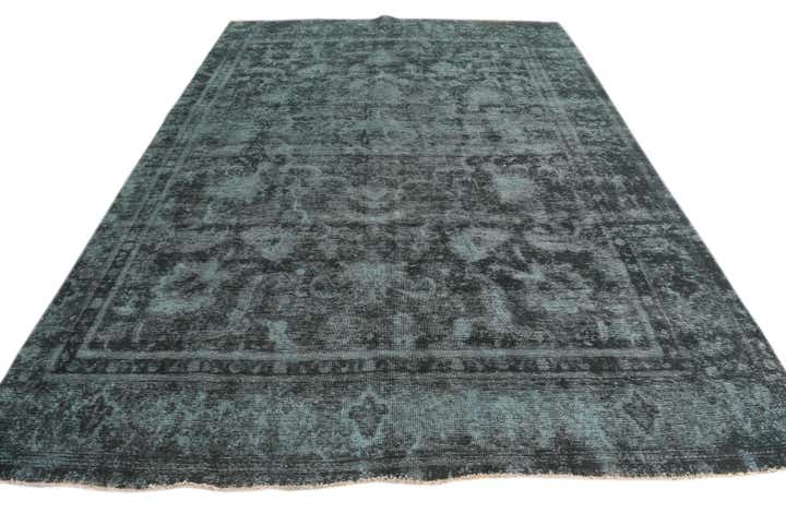 8' 7 x 12' 1 Hand Knotted Ultra Vintage Persian Wool Rug